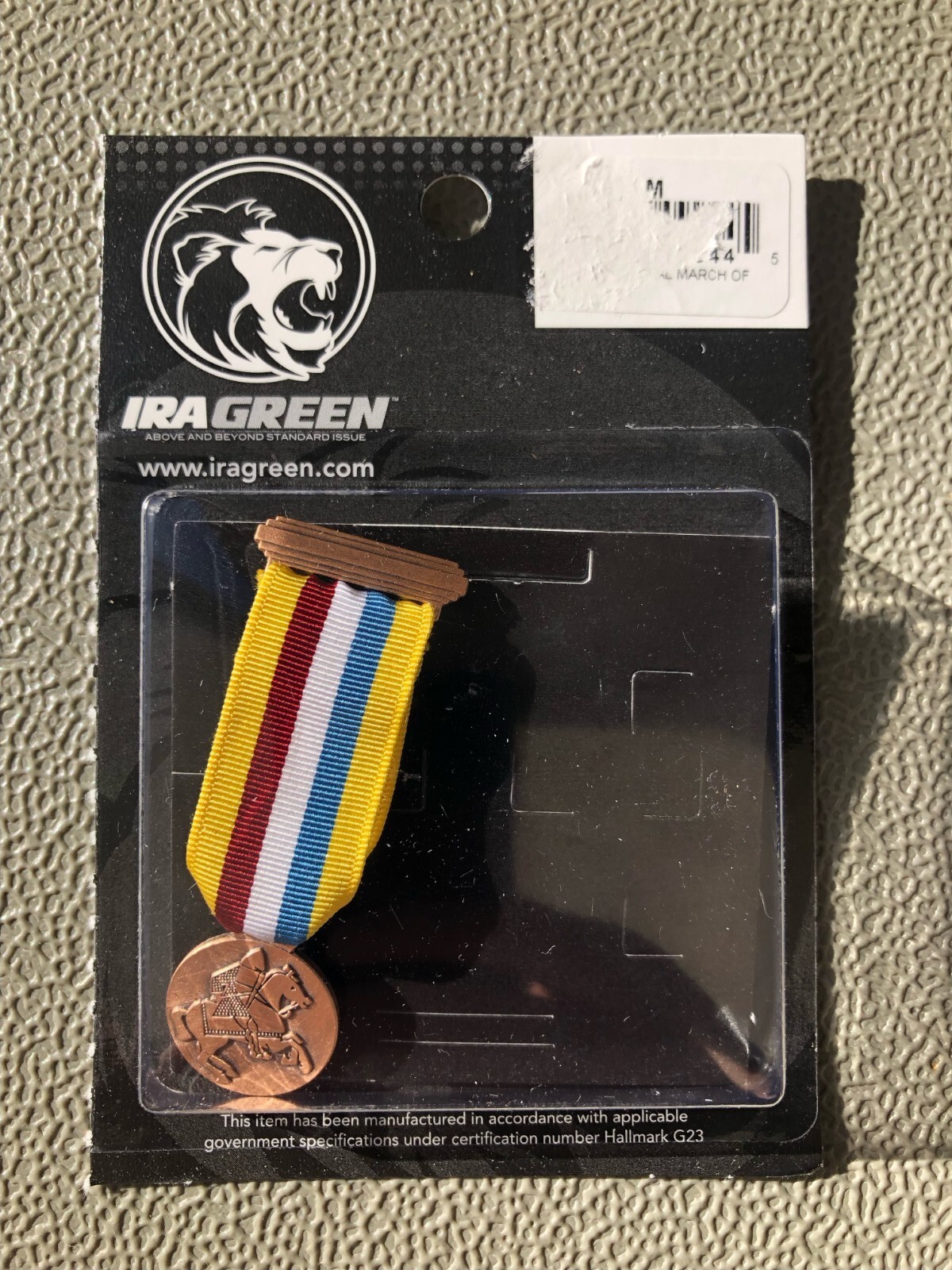 US Mini Medal Size Bronze Marche Internationale de Diekirch