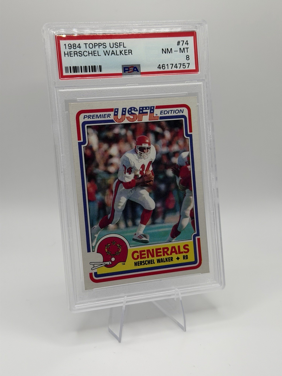1984 Topps USFL - Herschel Walker #74 (RC) 1984 Topps USFL - Herschel Walker #74 (RC)