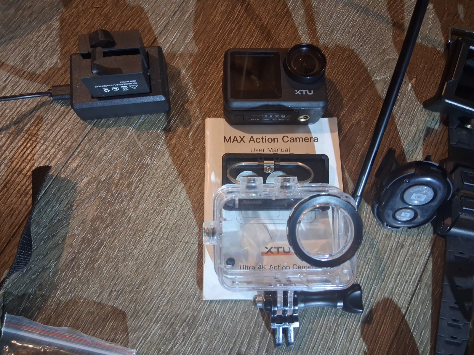 XTU 4K Dual Screen Action Camera Mega Bundle Lot - 2 Cameras & Tons of Mounts