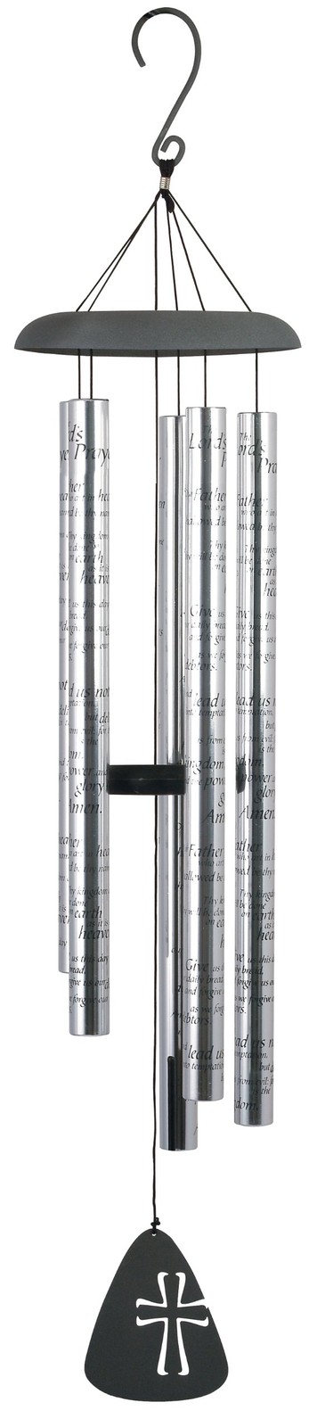 Carson The Lord's Prayer Sonnet Windchime, Silver