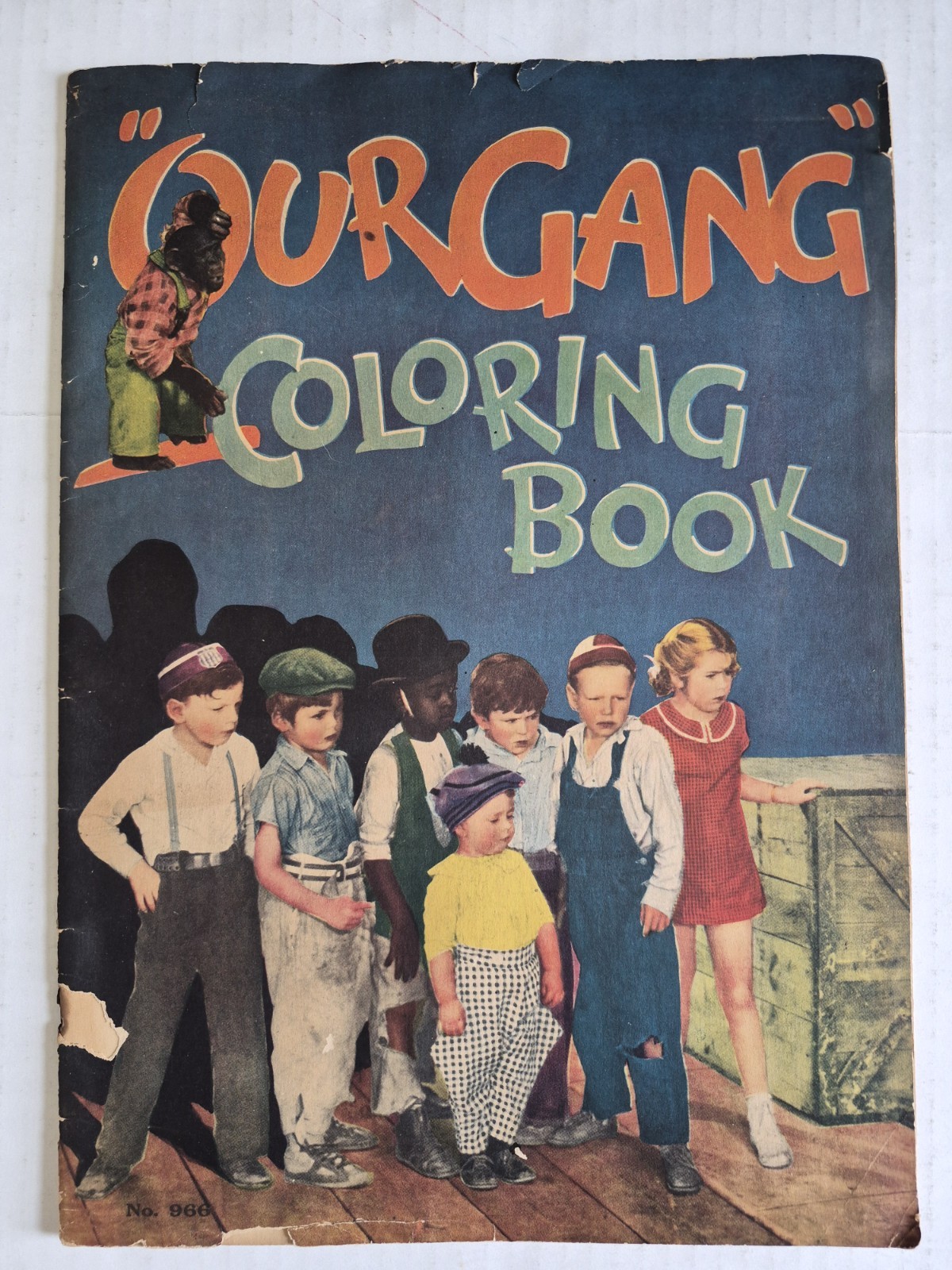 1933 Our Gang Coloring Book W/Film Scenes VG- No 966 READ 15X10.75 1933 Our Gang Coloring Book W/Film Scenes VG- No 966 READ 15X10.75