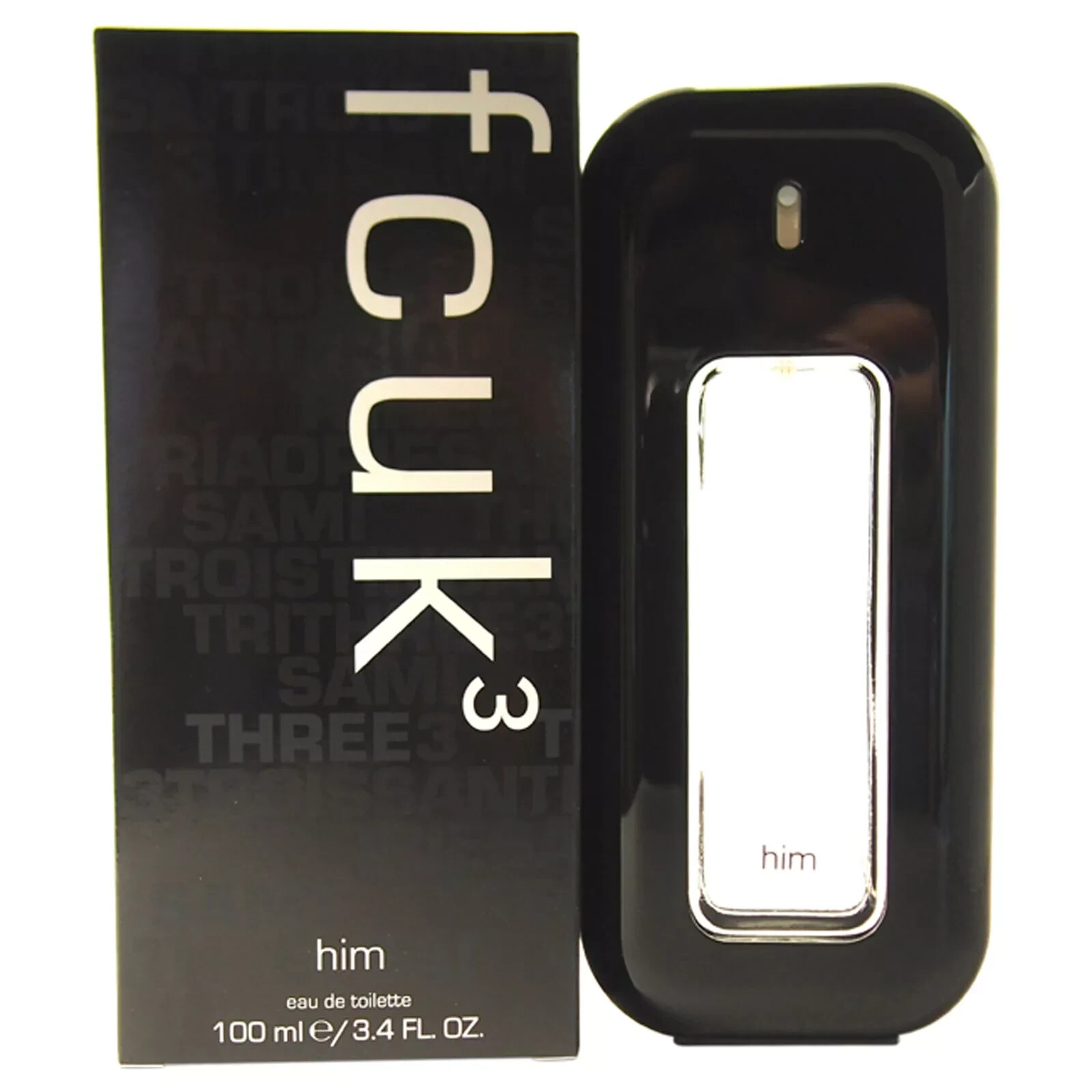 Fcuk 3 Him By French Connection 3.4 oz EDT Spray Fcuk 3 Him By French Connection 3.4 oz EDT Spray