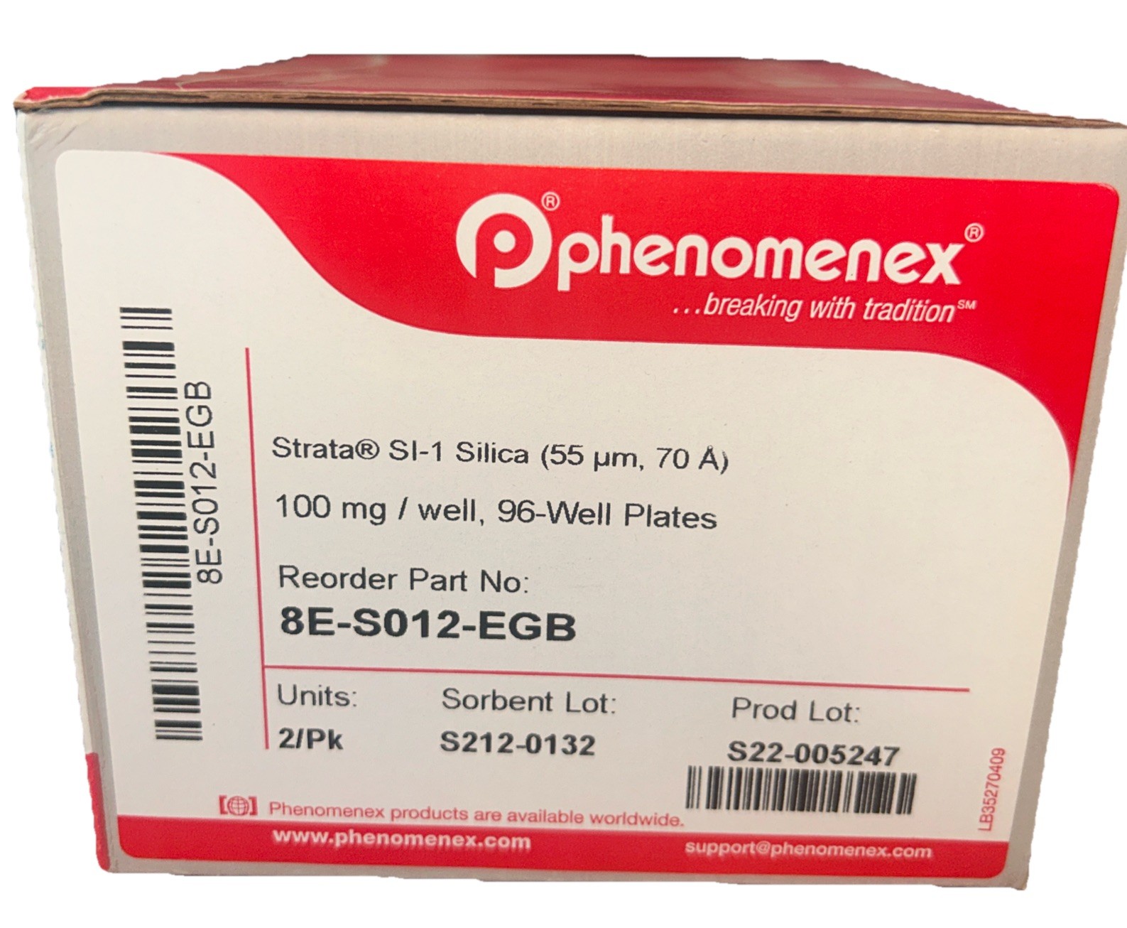 Phenomenex Solid Phase Extraction (SPE) 96-Well Plate. 8E-S012-EGB.  NEW     AG