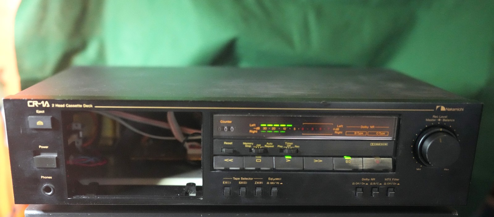 Nakamichi CR 1A-Cassette Deck Parts Machine modded as Preamp /Electronic Hobby