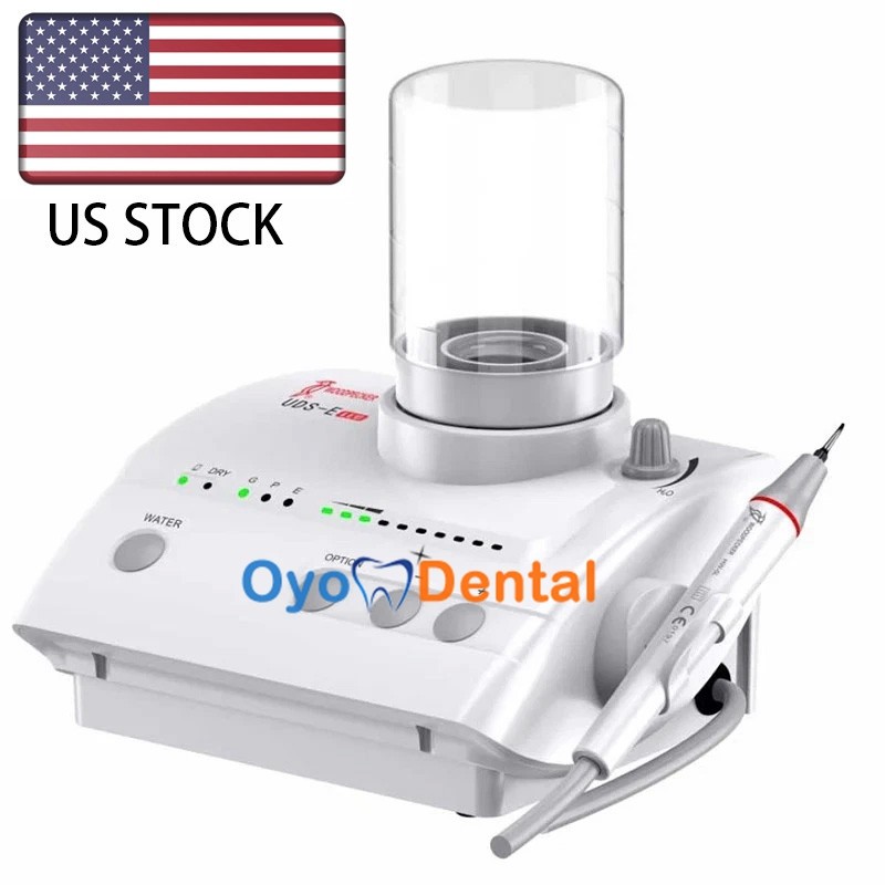 100% Original Woodpecker UDS-E Dental LED Ultrasonic Piezo Scaler Handpiece FDA