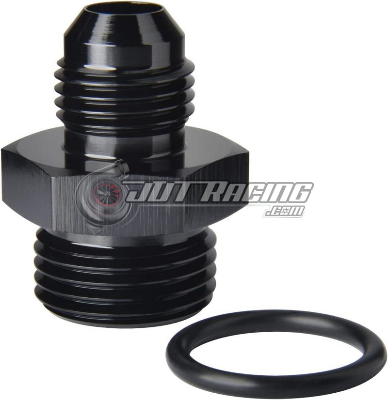 AN4 4AN Male Flare to AN6 6AN Male ORB Straight Adapter Fitting with O-Ring