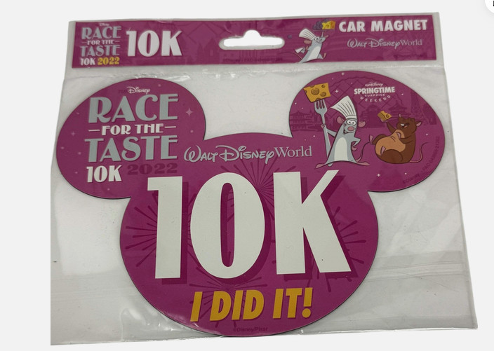 RunDisney Springtime Surprise Weekend 2022 Mickey Car Magnet 10K Ratatouille RunDisney Springtime Surprise Weekend 2022 Mickey Car Magnet 10K Ratatouille
