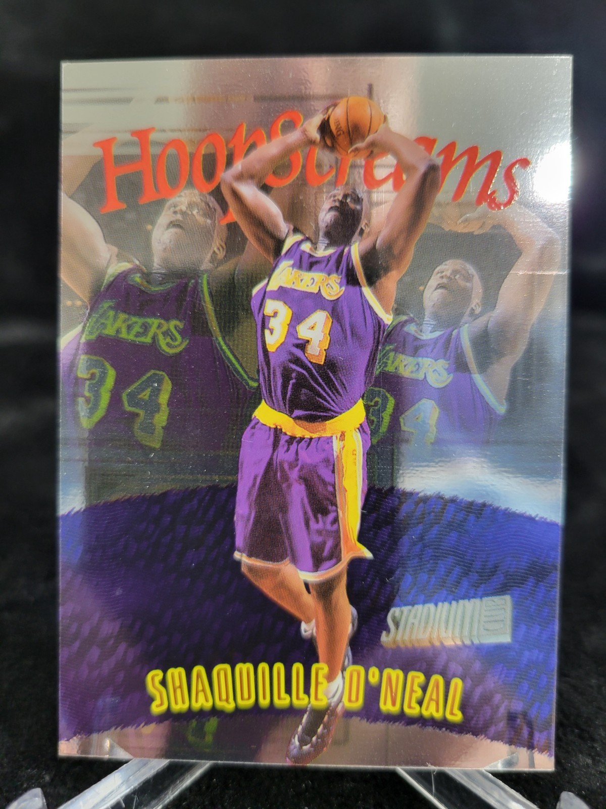 1997-98 Topps Stadium Club Hoop Screams  #HS1  Shaquille O'Neal  Foil Insert