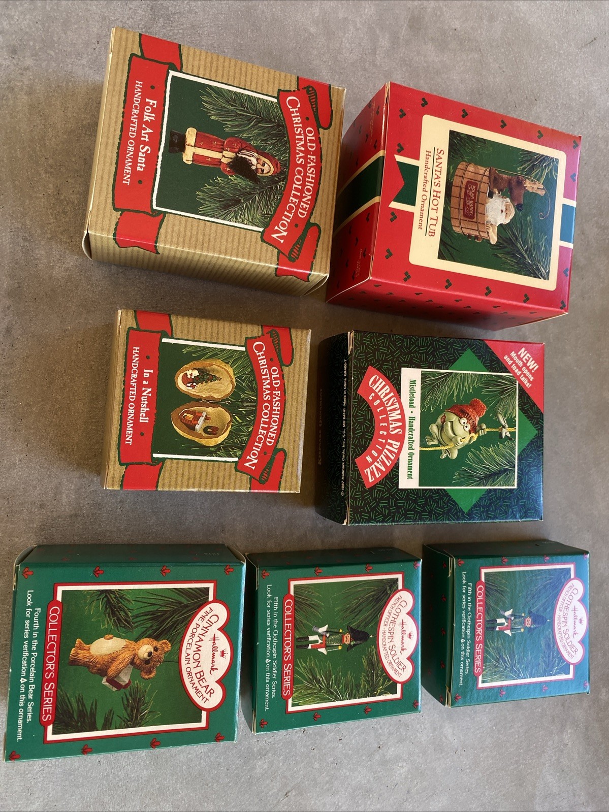 Vtg Hallmark Keepsake Ornaments, 1986/87, Lot Of 7, Brand New In Box Vtg Hallmark Keepsake Ornaments, 1986/87, Lot Of 7, Brand New In Box