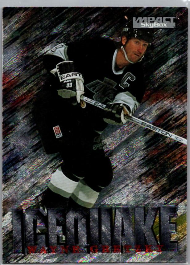 1995-96 SkyBox Impact #6 Wayne Gretzky Ice Quake 1995-96 SkyBox Impact #6 Wayne Gretzky Ice Quake