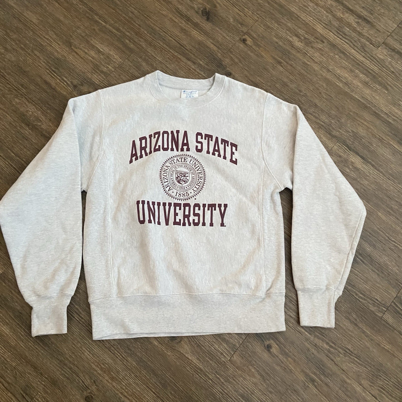 Vintage 90s Champion Reverse Weave Crewneck Arizona University State ASU Small S