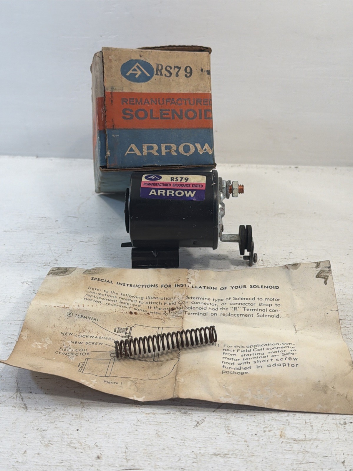 NOS Arrow Starter Solenoid # RS79 Reman. MoPar 1961-63 All Models In 1961 DeSoto