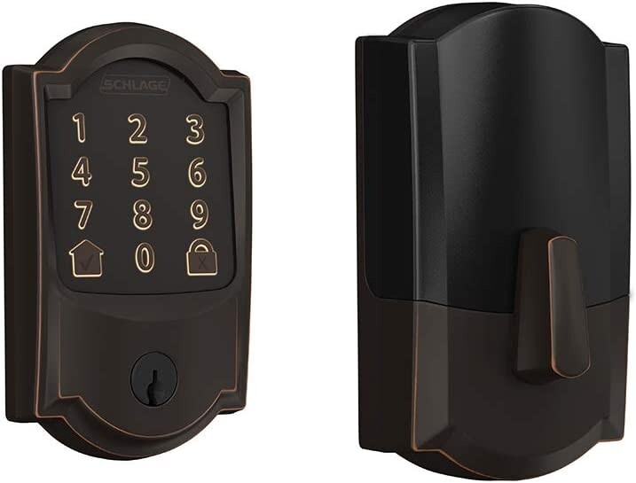 *1-Set* SCHLAGE Encode Smart Wi-Fi Deadbolt Camelot Aged Bronze BE489WB CAM 716