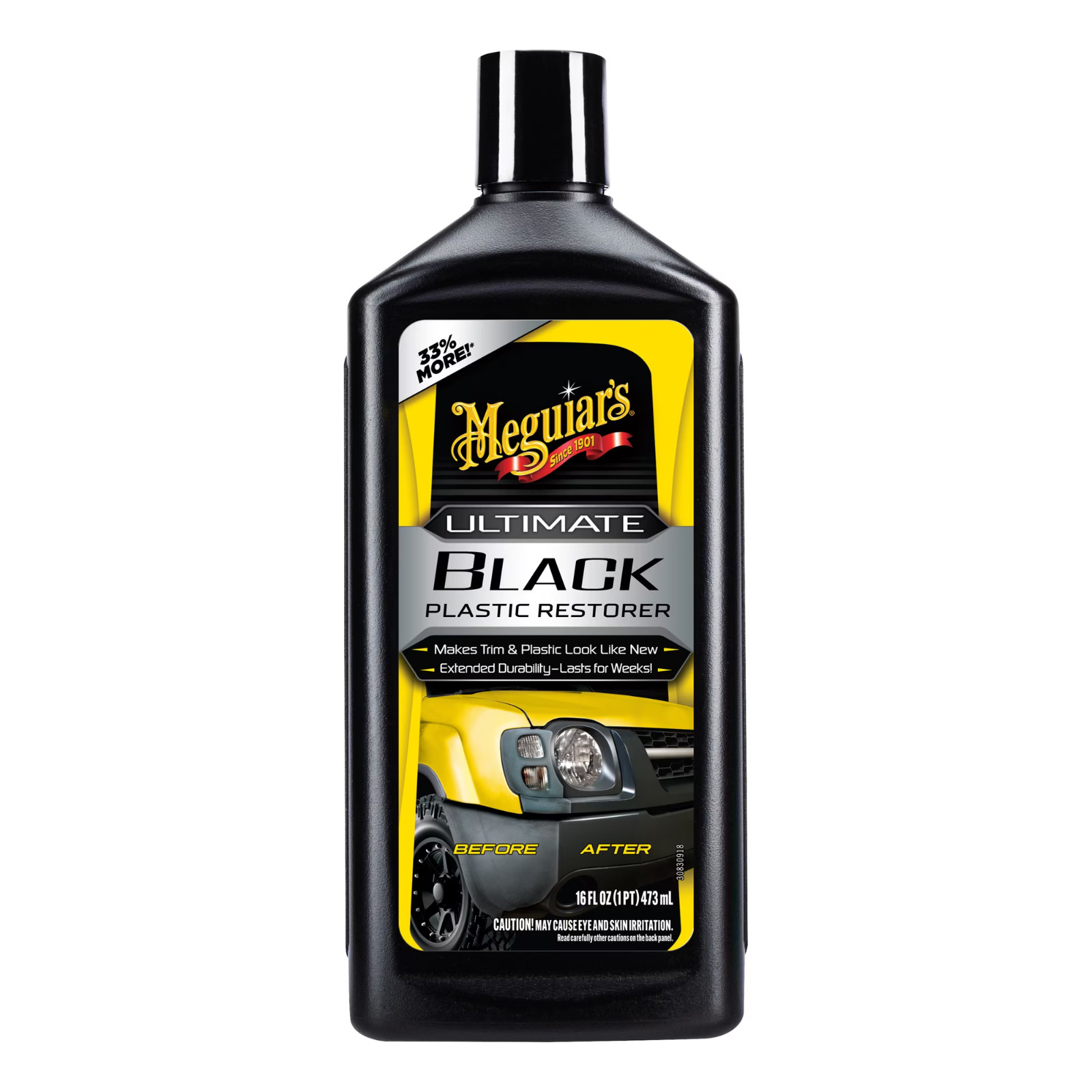 Meguiar’s Ultimate Black Plastic Restorer – Long-Lasting Car Trim Restorer for E Meguiar’s Ultimate Black Plastic Restorer – Long-Lasting Car Trim Restorer for E