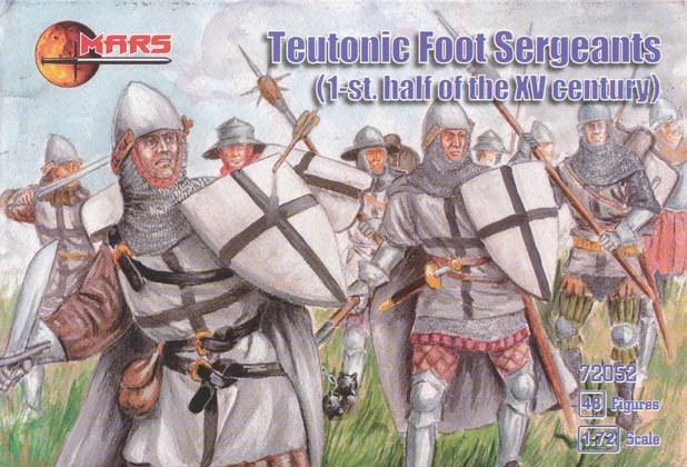 MARS 1:72 SET 72052 MEDIEVAL TEUTONIC FOOT SERGEANTS EARLY XV CENTURY- GRAY MARS 1:72 SET 72052 MEDIEVAL TEUTONIC FOOT SERGEANTS EARLY XV CENTURY- GRAY