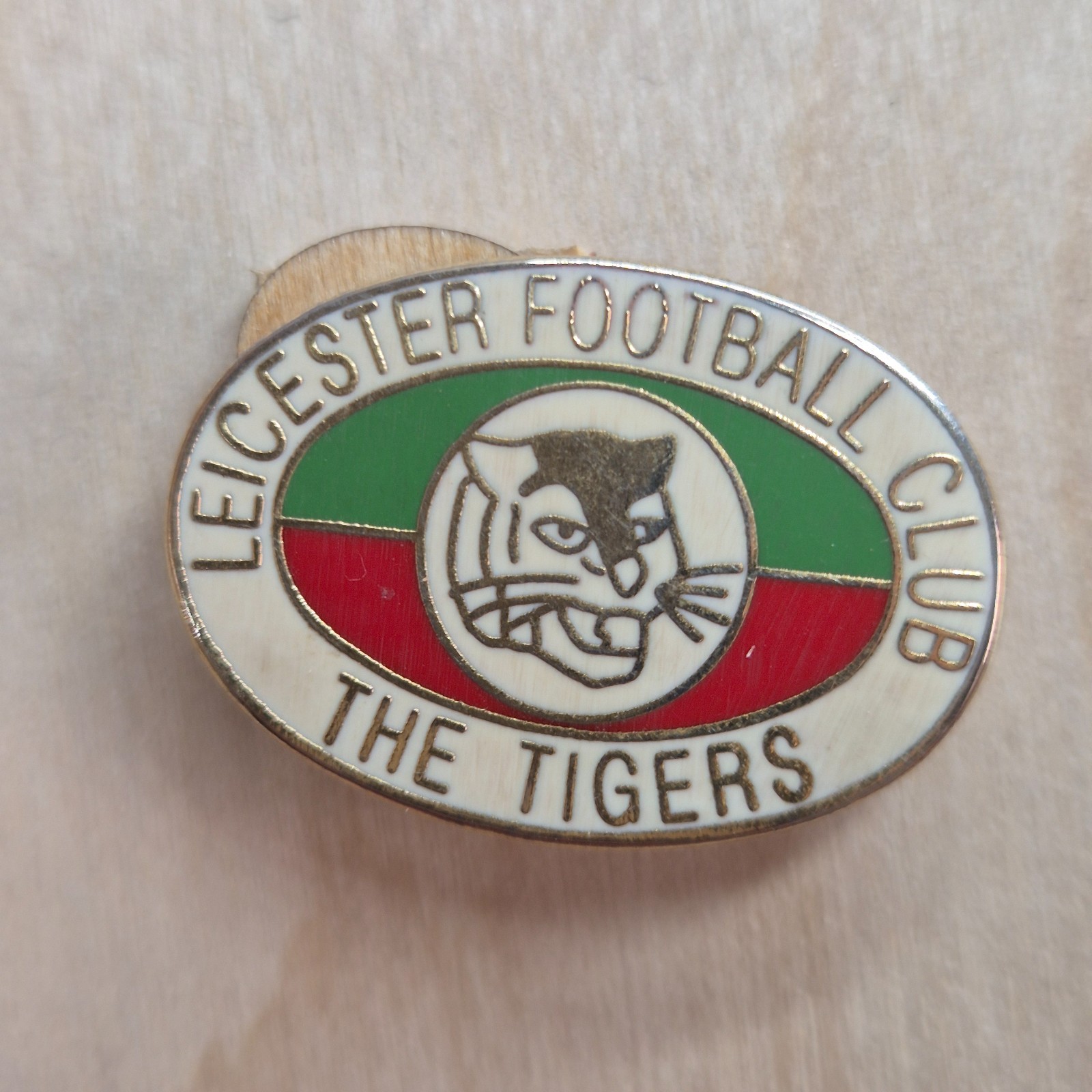 Vintage Leicester Tigers pin badge The Tigers