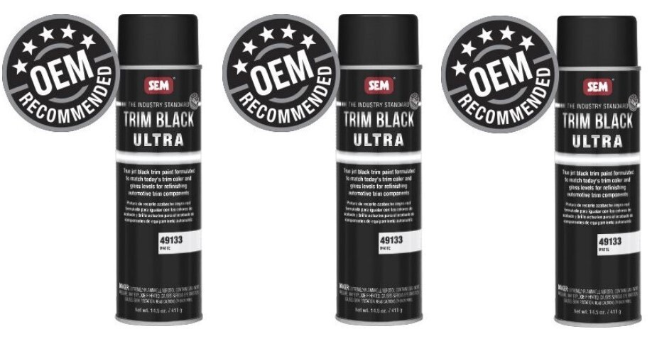 SEM 49133 Matte Black Ultra Automotive Trim Restoration Paint (3 Pack) SEM 49133 Matte Black Ultra Automotive Trim Restoration Paint (3 Pack)