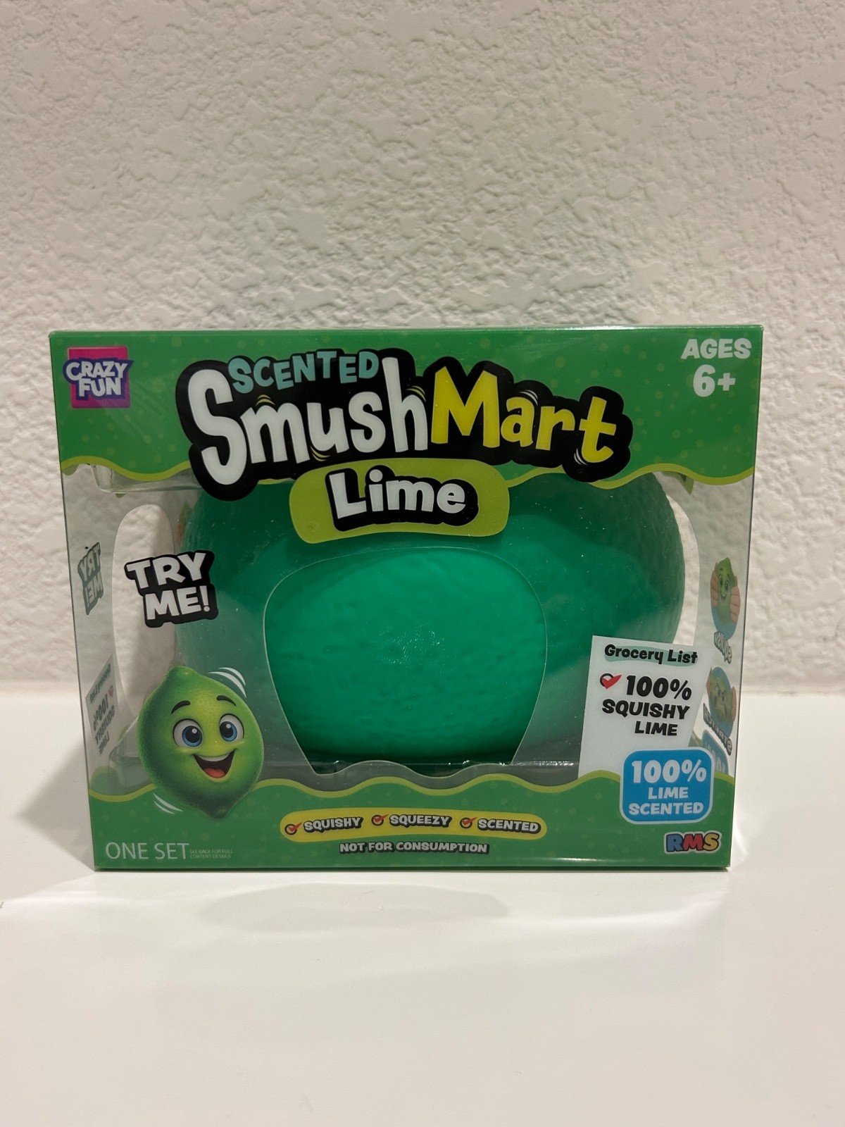 RMS Crazy Fun Scented SmushMart Smush Mart Lime - New Sealed RMS Crazy Fun Scented SmushMart Smush Mart Lime - New Sealed