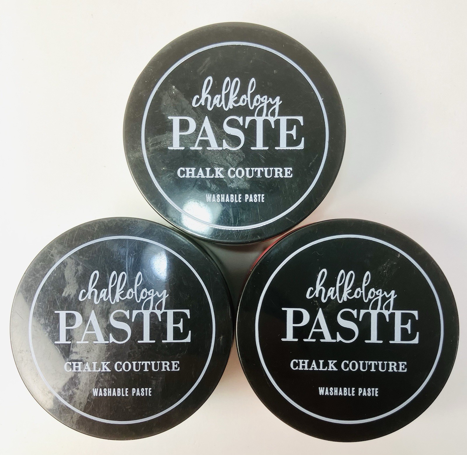 Lot of 3 x Chalk Couture Chalkology Paste - SEE PICTURE COLOR