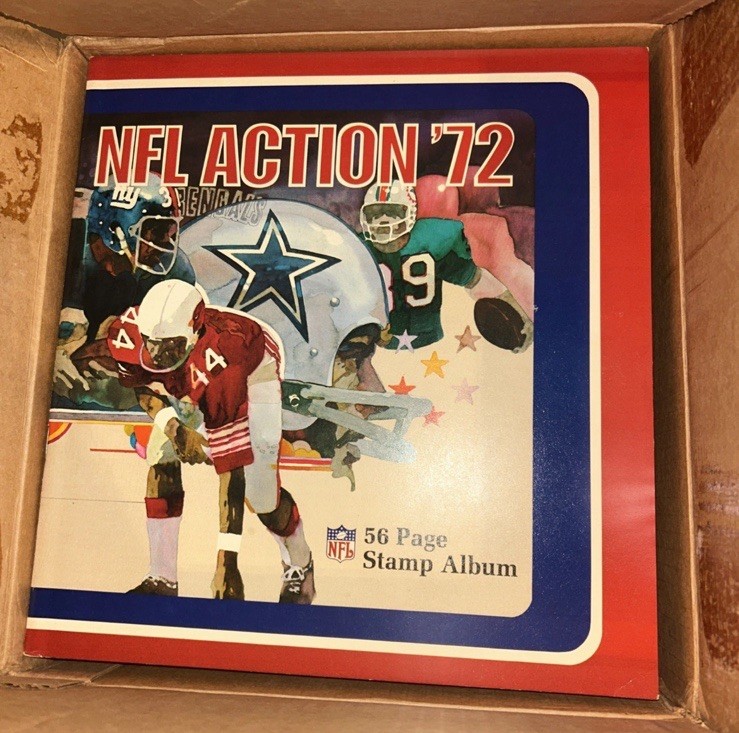 1972 Sunoco NFL Action Stamp Album 56 Page Unused NOS New From Box 1 Album 1972 Sunoco NFL Action Stamp Album 56 Page Unused NOS New From Box 1 Album