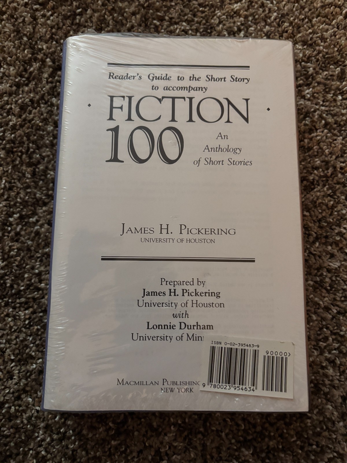 Fiction 100 : An Anthology of Short Fiction by James Pickering (2011, Trade... Fiction 100 : An Anthology of Short Fiction by James Pickering (2011, Trade...