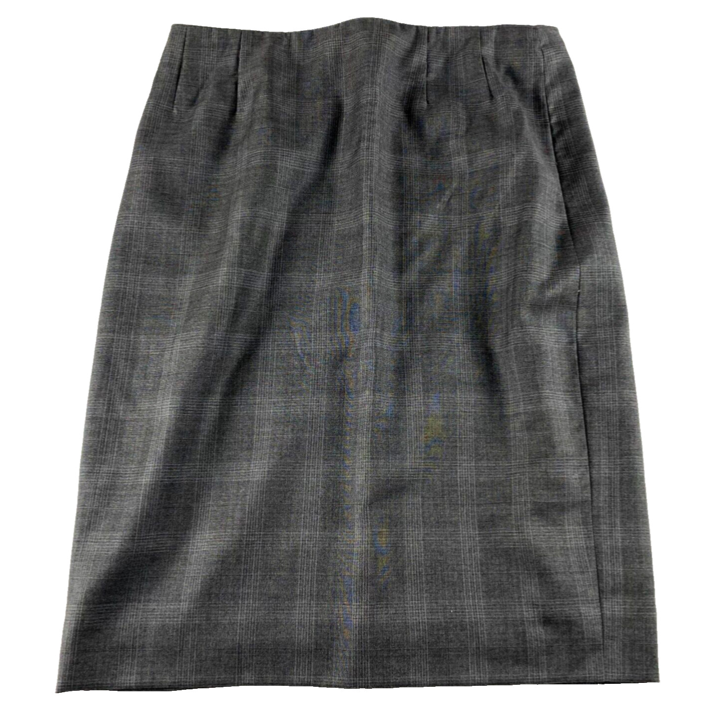 VTG Bill Blass for Saks Fifth Avenue Womens Skirt Sz 10 Gray Pencil USA NWOT