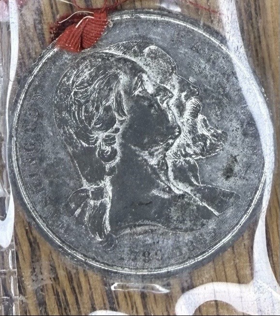 1889 George Washington Benjamin Harrison Inaugural Centennial Medal Douglas-14 1889 George Washington Benjamin Harrison Inaugural Centennial Medal Douglas-14