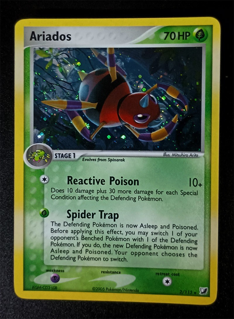 Ariados 2/115 Holo Rare EX Unseen Forces NM With Free eBay Shipping Ariados 2/115 Holo Rare EX Unseen Forces NM With Free eBay Shipping