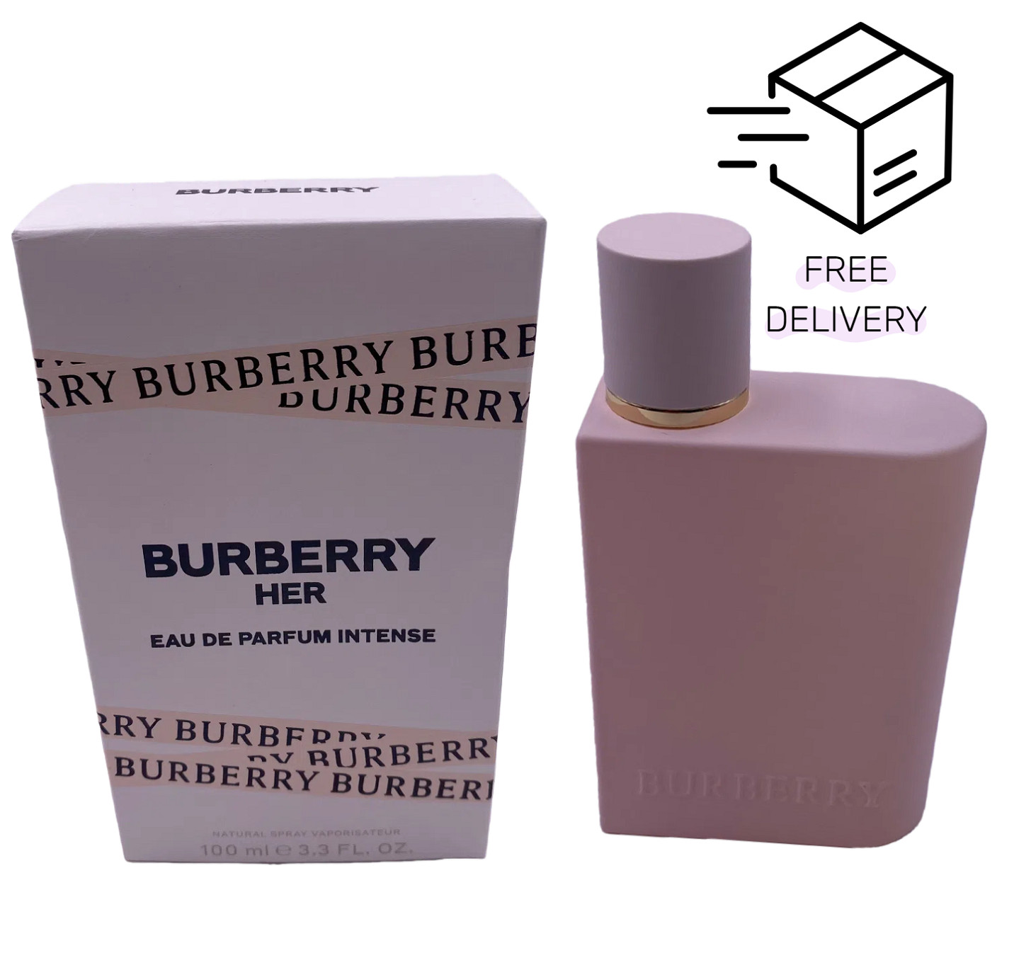 BURBERRY HER EDP 3.3oz (100ml) Eau De Parfum Spray Women New in Box - Intense BURBERRY HER EDP 3.3oz (100ml) Eau De Parfum Spray Women New in Box - Intense