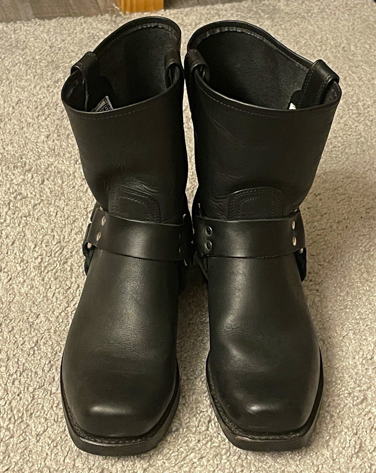 Frye 8R Harness Boot Buckle Biker Ankle Black Leather Boots Men’s Size 10D VNDS Frye 8R Harness Boot Buckle Biker Ankle Black Leather Boots Men’s Size 10D VNDS
