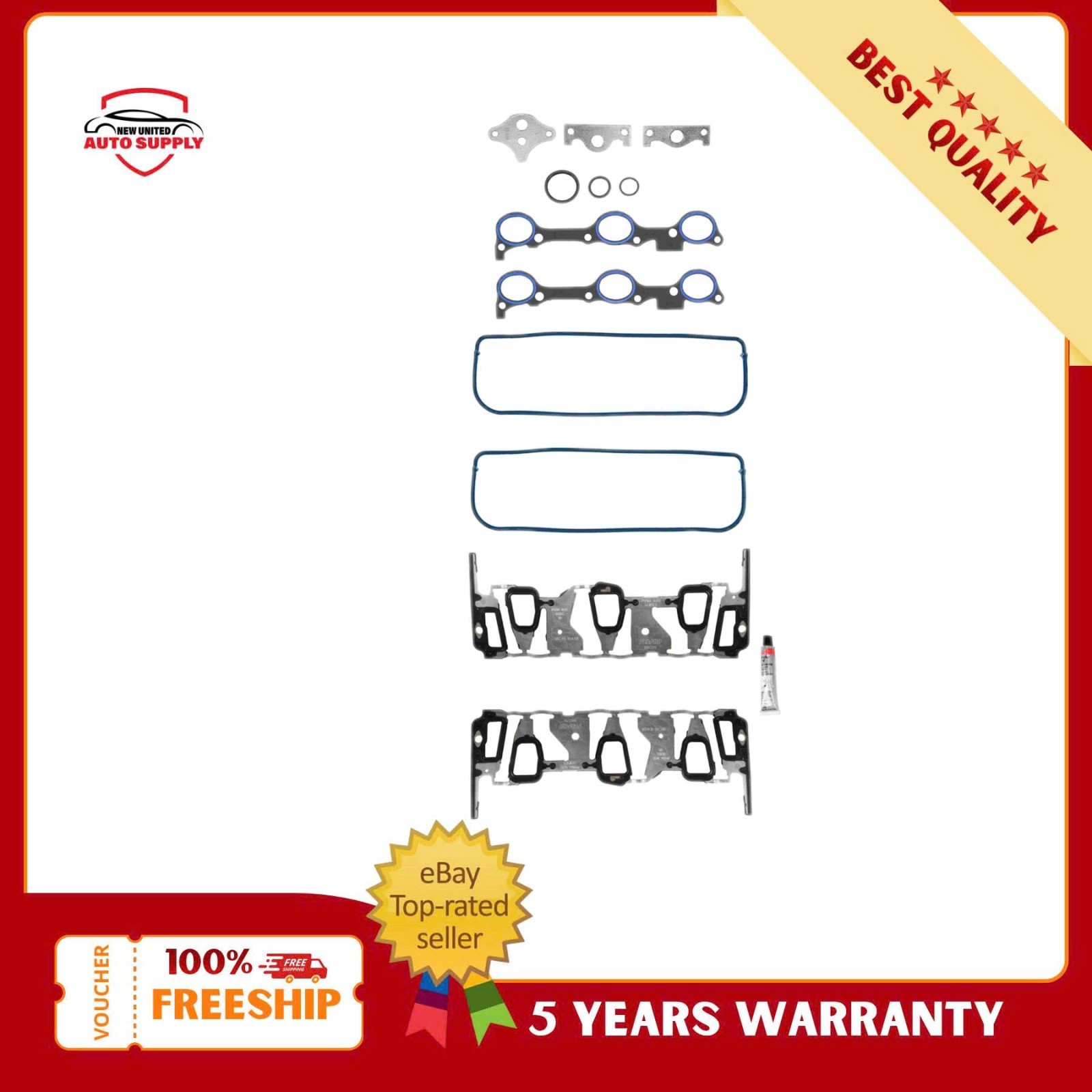 Fel-Pro MS98004T Intake Gasket Set For 93-99 GM 3.1L V6