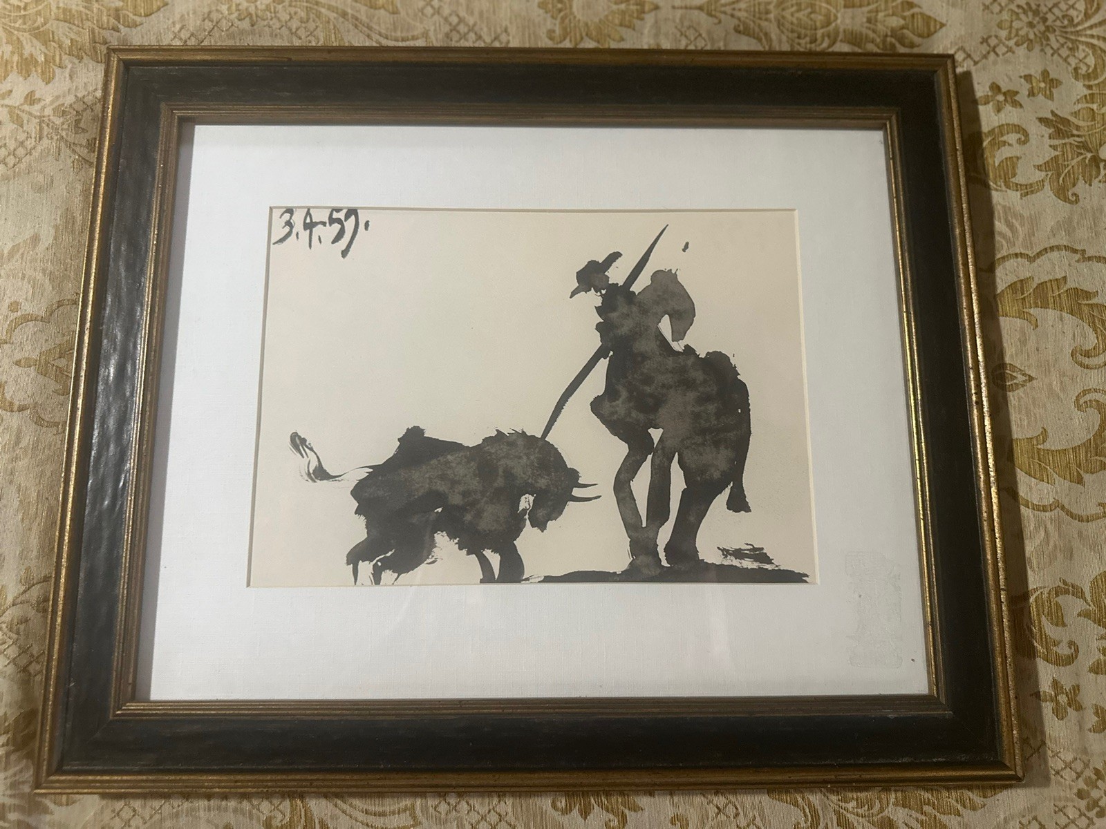PABLO PICASSO 1961 VTG Lithograph \