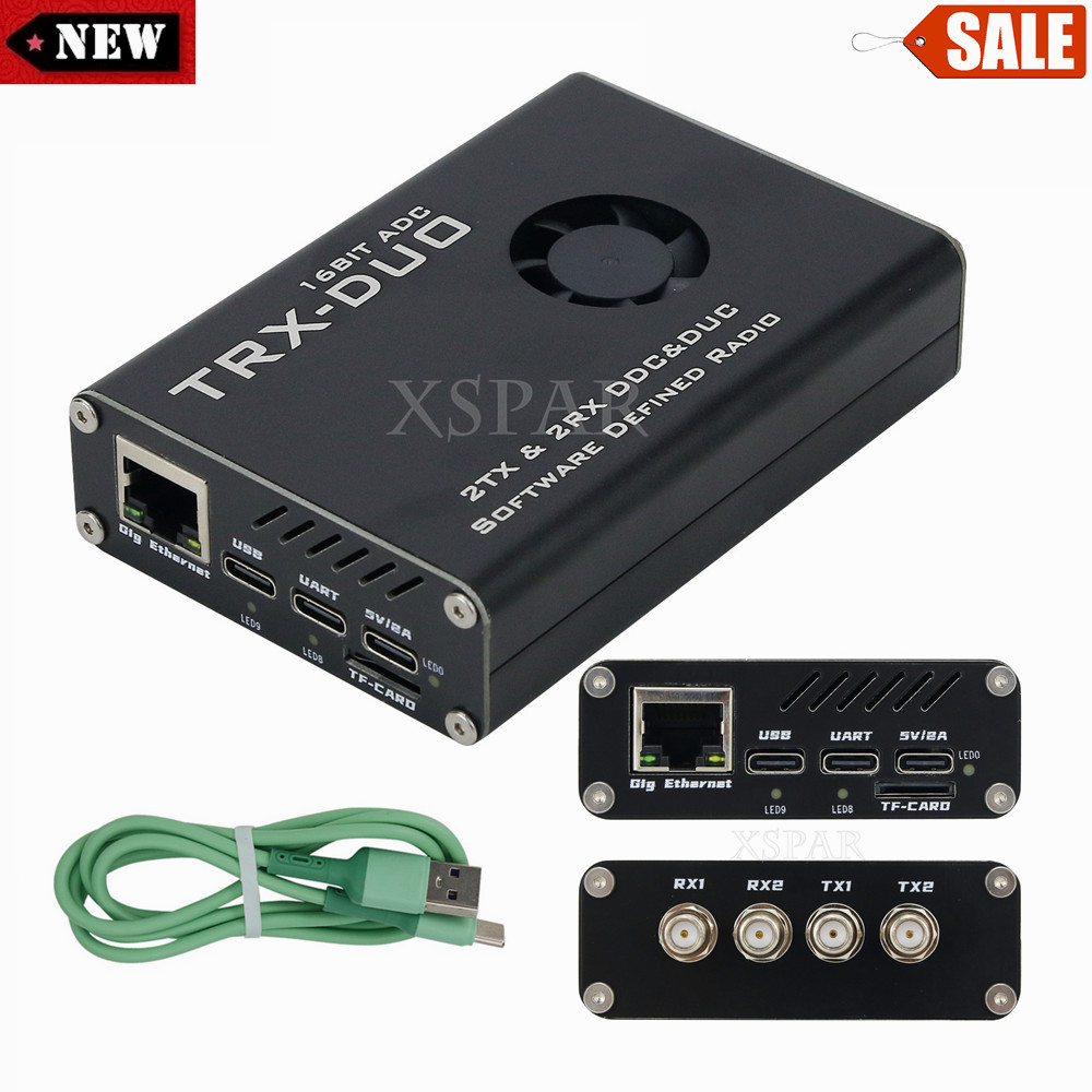 TRX-DUO SDR Receiver SDR Radio 16Bit 2TX & 2RX DDC & DUC Software Defined Radio