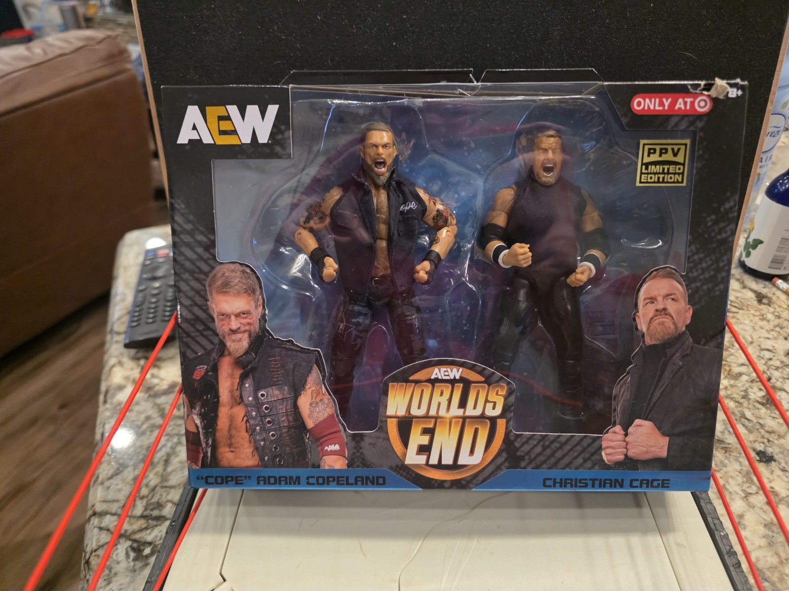 AEW World\'s End Adam Copeland Cope Edge vs Christian Cage 2pk Target Exclusive