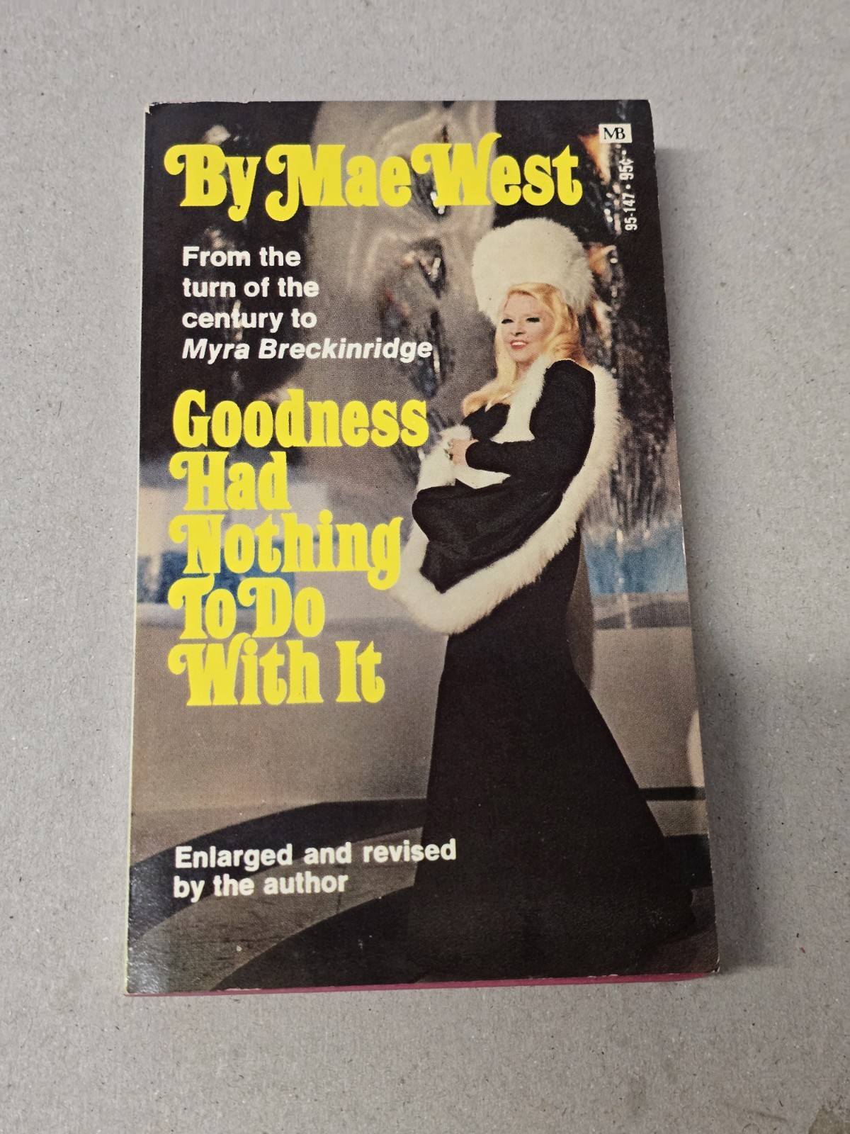 Mae West Goodness Had Nothing to Do With It 1970 Enlarged Revised Paperback