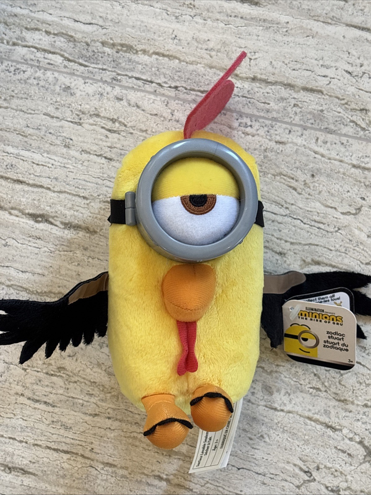 Minions Rise of Gru Zodiac Stuart Bird Chicken 6” Plush New Minions Rise of Gru Zodiac Stuart Bird Chicken 6” Plush New