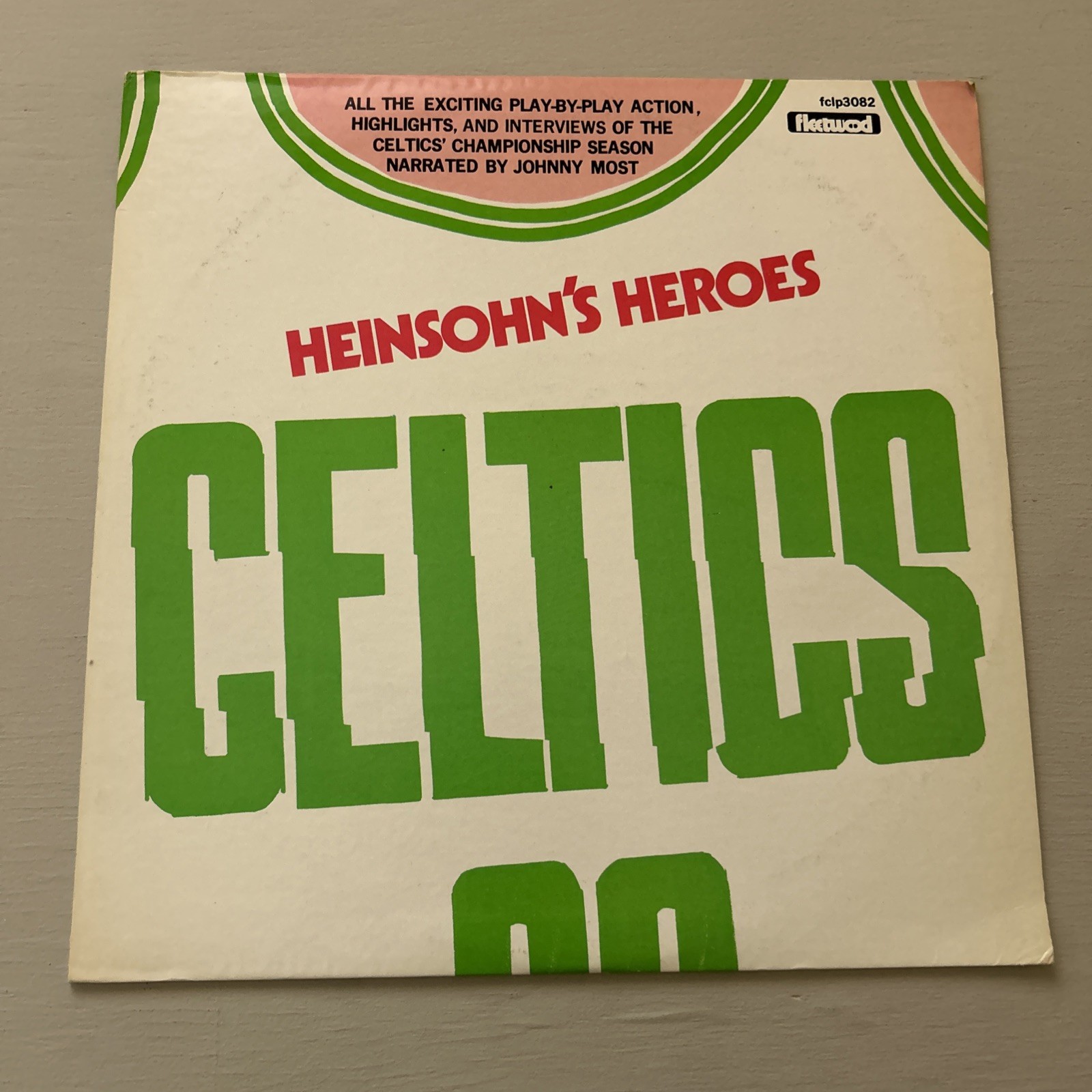 Boston Celtics-HEINSOHN\'S HEROES LP 1970\'s Record Fleetwood FCLP3082 Near Mint Boston Celtics-HEINSOHN\'S HEROES LP 1970\'s Record Fleetwood FCLP3082 Near Mint