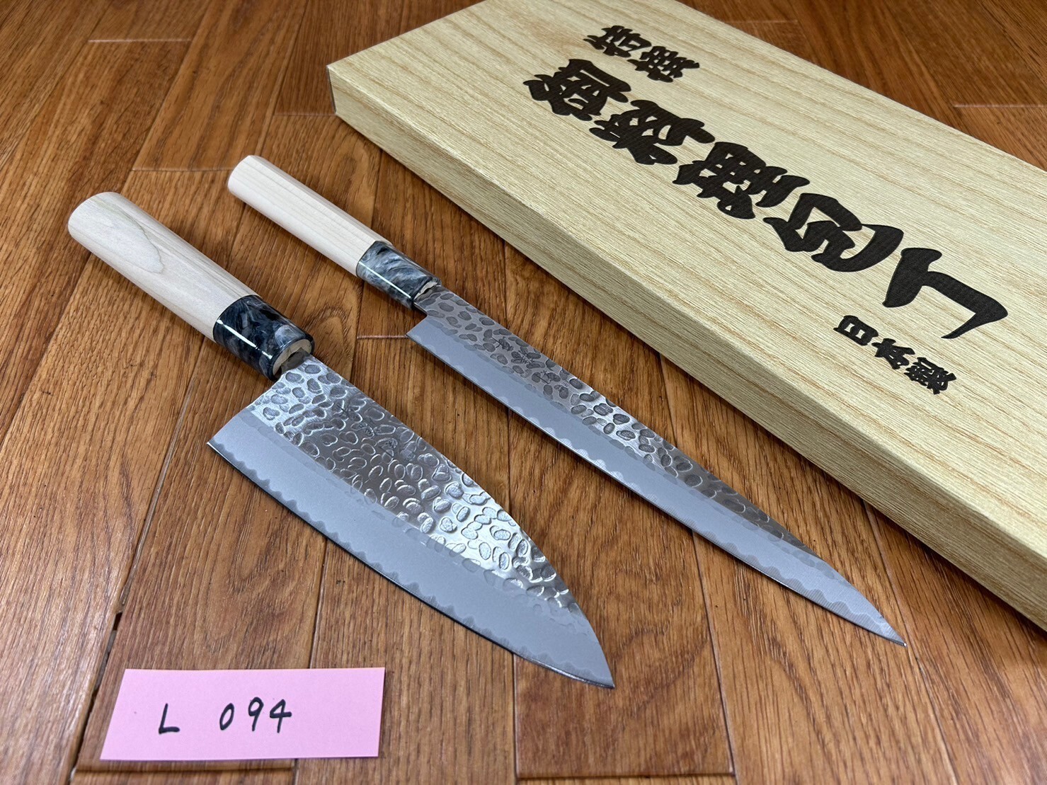 Unused Japanese Kitchen Knife Hocho Set YANAGIBA DEBA from JAPAN L176
