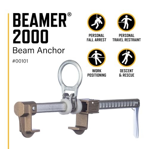 Guardian 00101 Beamer 2000 | Horizontal Beam Anchor | Fits 3.5 to 14 Inch -