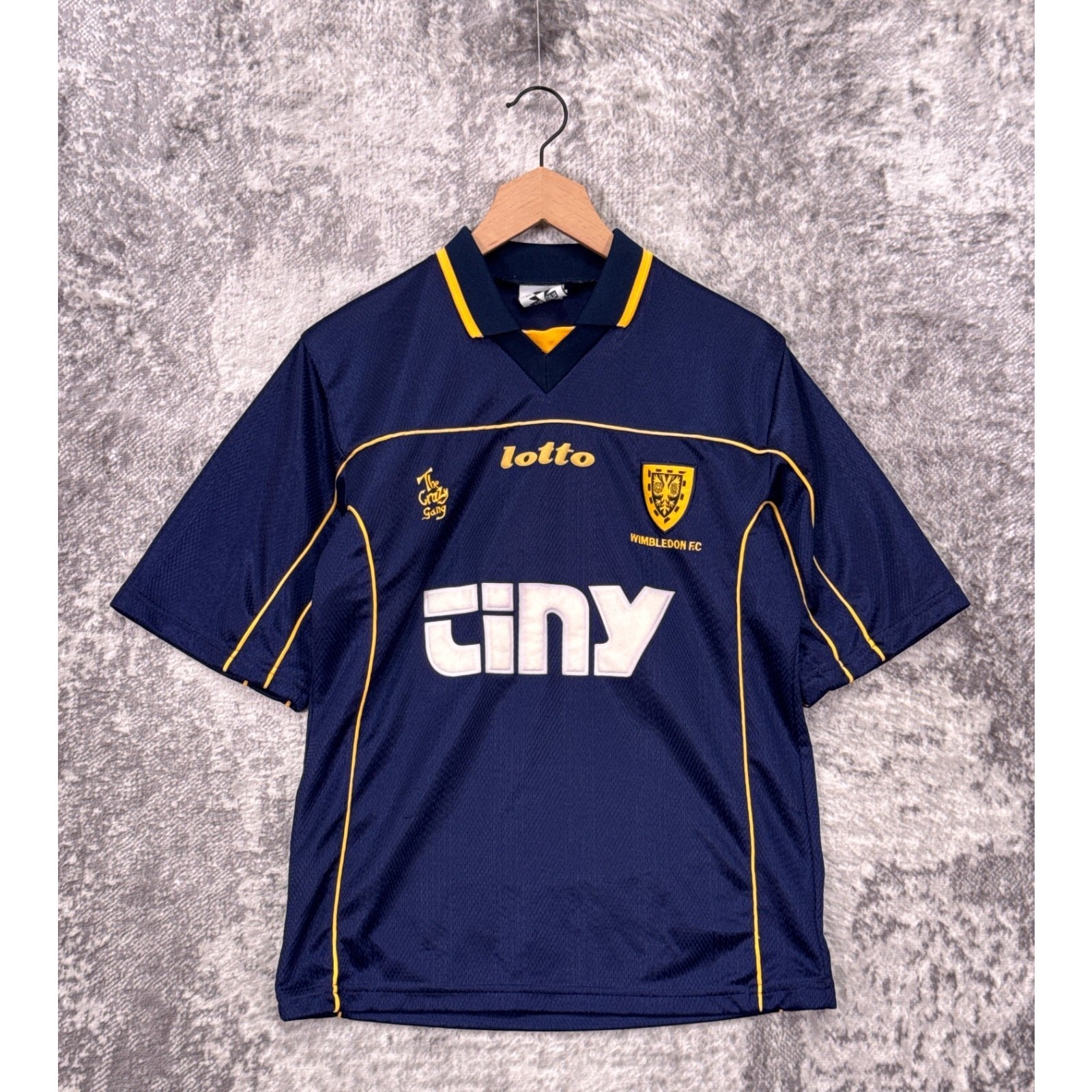 Vintage Lotto Jersey Small Mens Wimbledon Football Club FC Collared Vintage Lotto Jersey Small Mens Wimbledon Football Club FC Collared