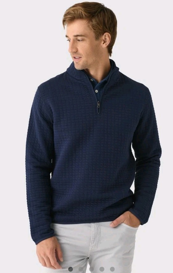 NWT LARGE Peter Millar Quad Quilted Crown 1/4 Zip Pullover MSRP $160 NWT LARGE Peter Millar Quad Quilted Crown 1/4 Zip Pullover MSRP $160