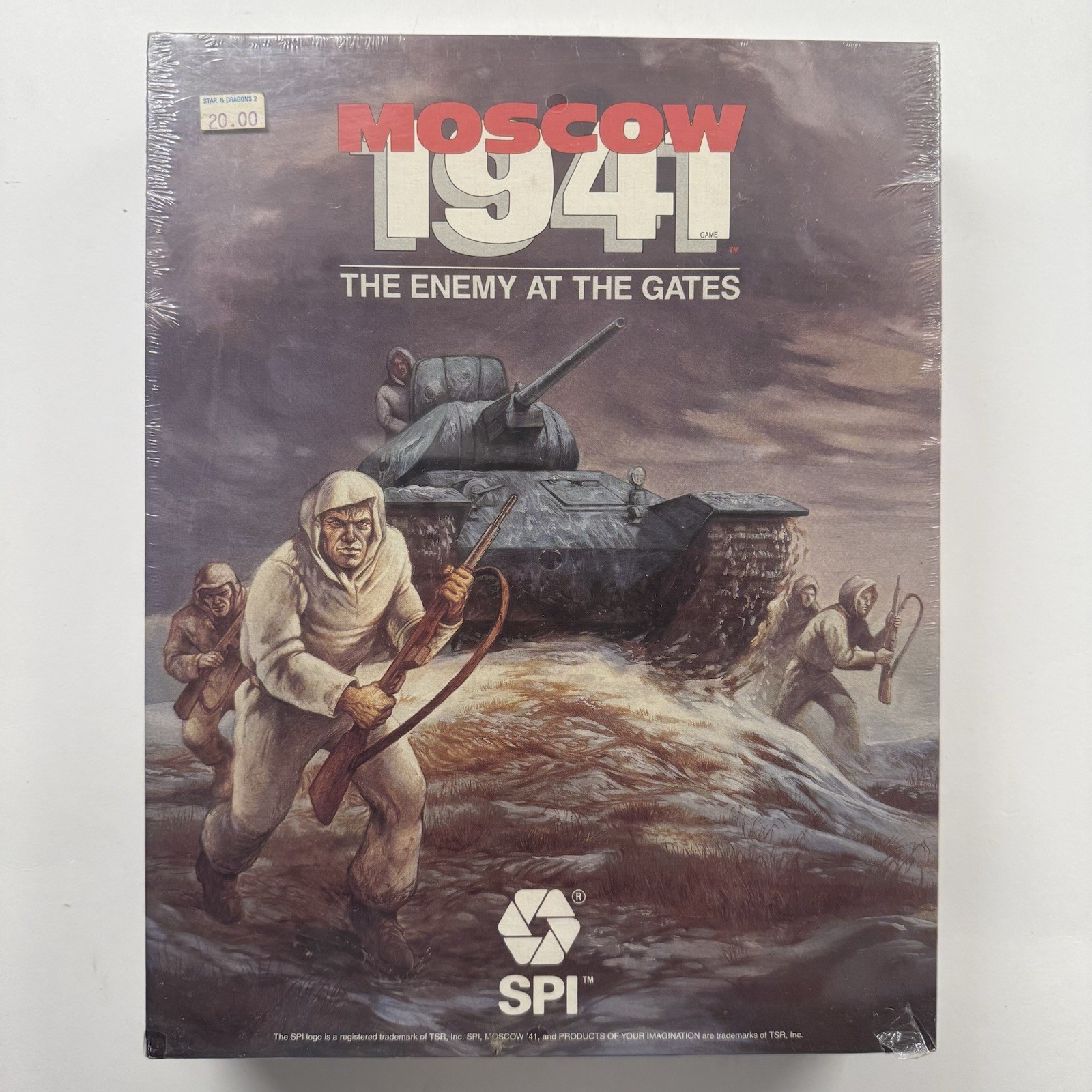 SPI Games Moscow 1941- The Enemy At The Gates - NEW SEALED Unpunched Tactic Game SPI Games Moscow 1941- The Enemy At The Gates - NEW SEALED Unpunched Tactic Game