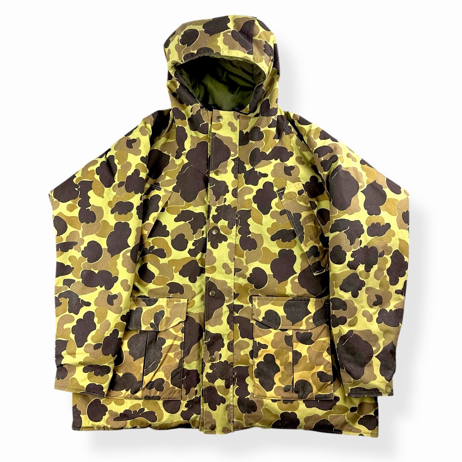 VTG LL Bean GoreTex Jacket Mens XL Duck Camouflage Hunting Olefin USA 1980s RARE VTG LL Bean GoreTex Jacket Mens XL Duck Camouflage Hunting Olefin USA 1980s RARE