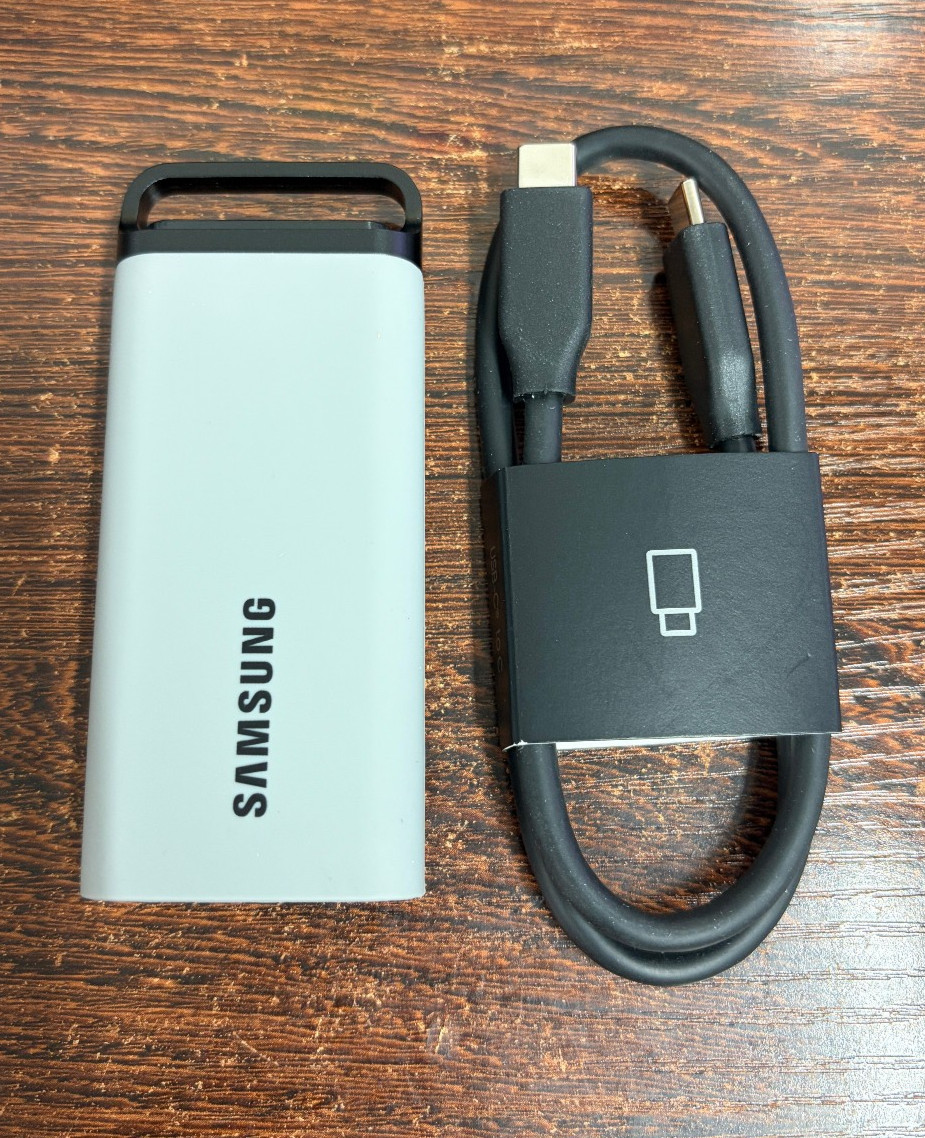 2TB Samsung T5 EVO 2TB USB-C Portable External SSD Drive - New Open Box