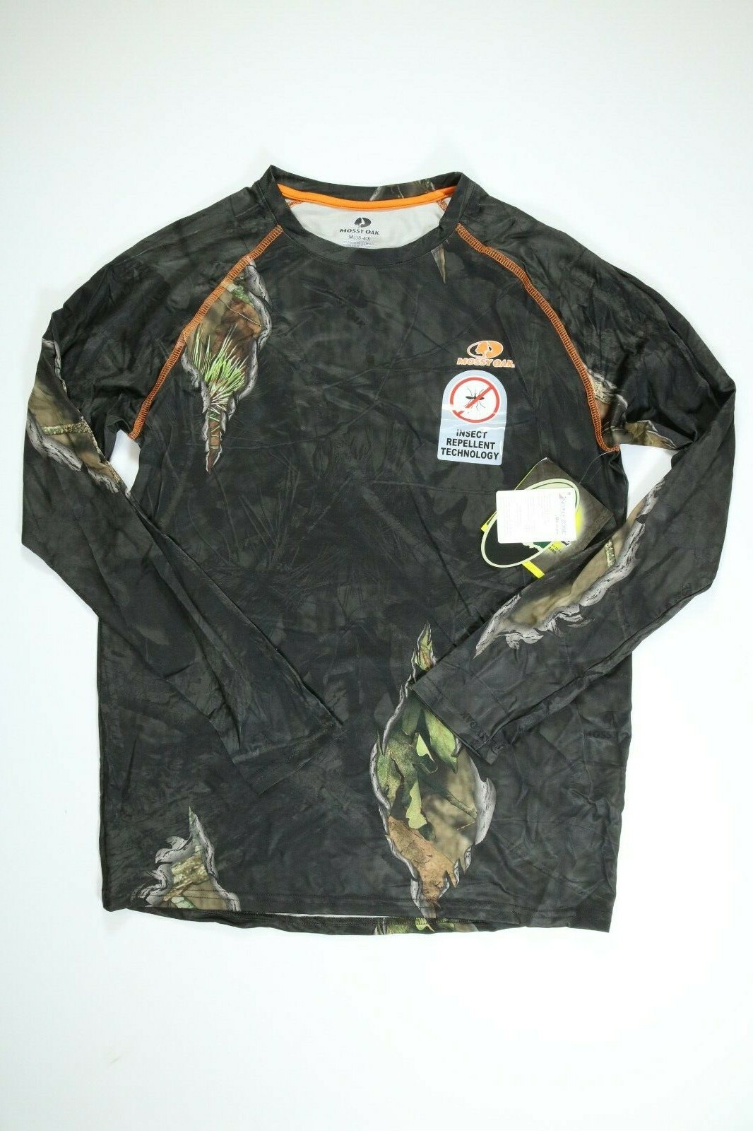 Mens Mossy Oak Eclipse Camo Long Sleeve Insect Repellent Shirt NEW NWT Mens Mossy Oak Eclipse Camo Long Sleeve Insect Repellent Shirt NEW NWT