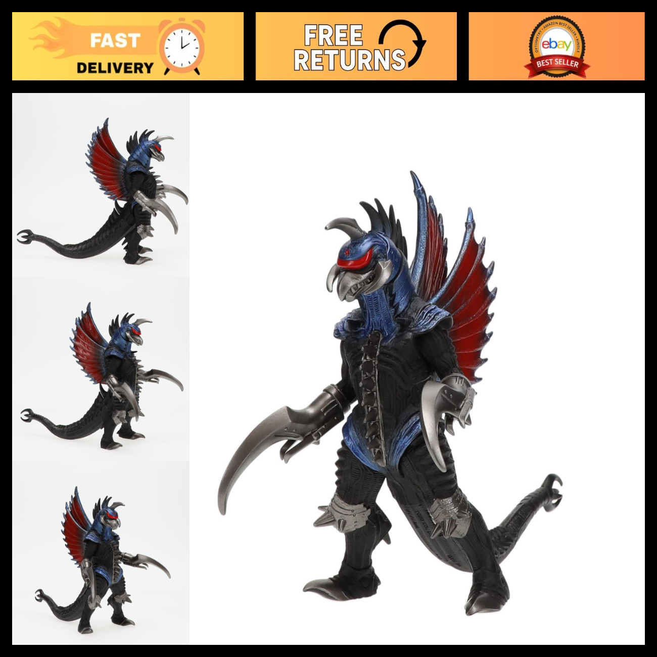 Gigan 2004 Action Figure - Movie Monster Series, Godzilla Final Wars Collectible