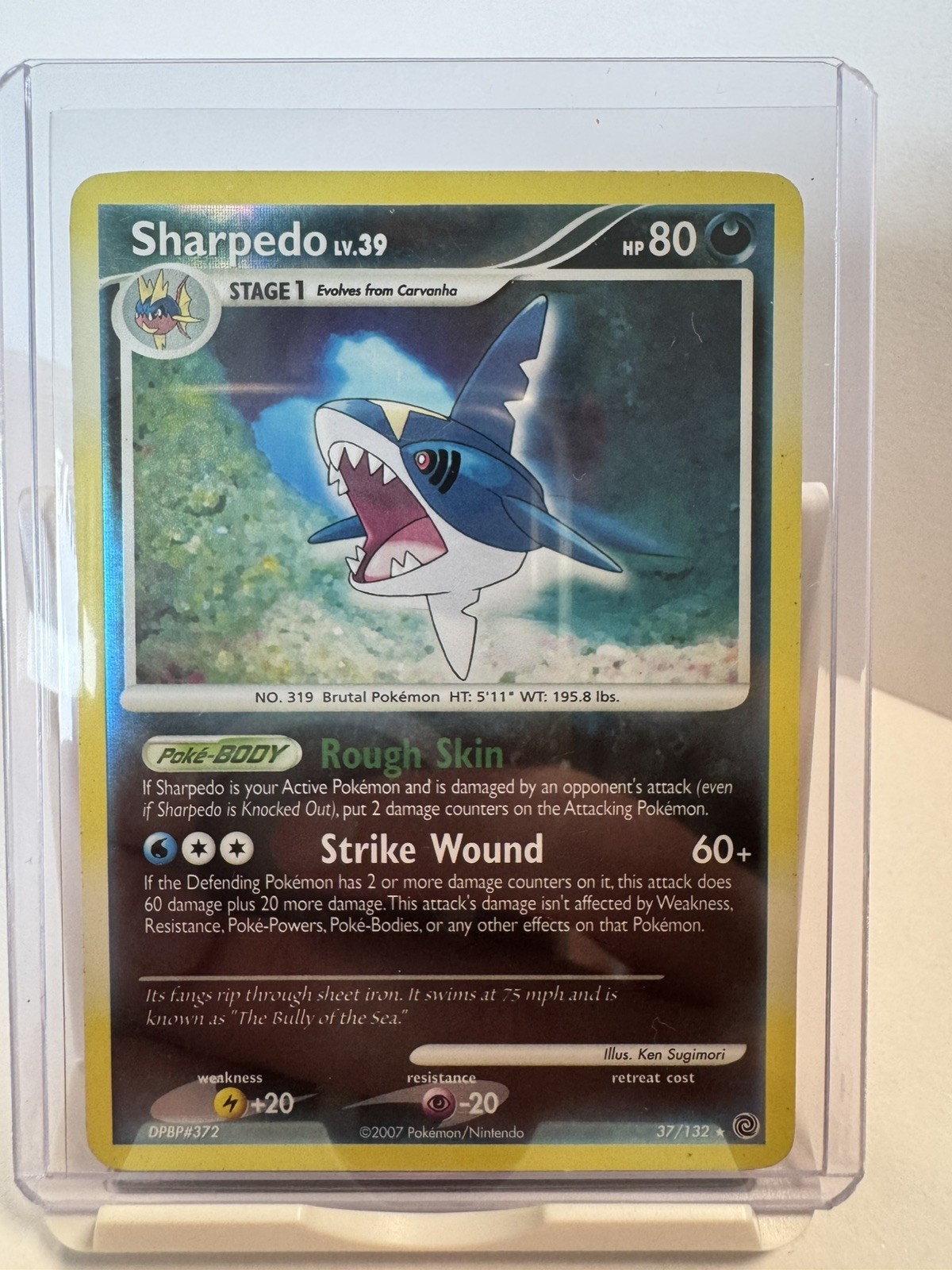 Sharpedo 37/132 Secret Wonders Reverse Holo LP
