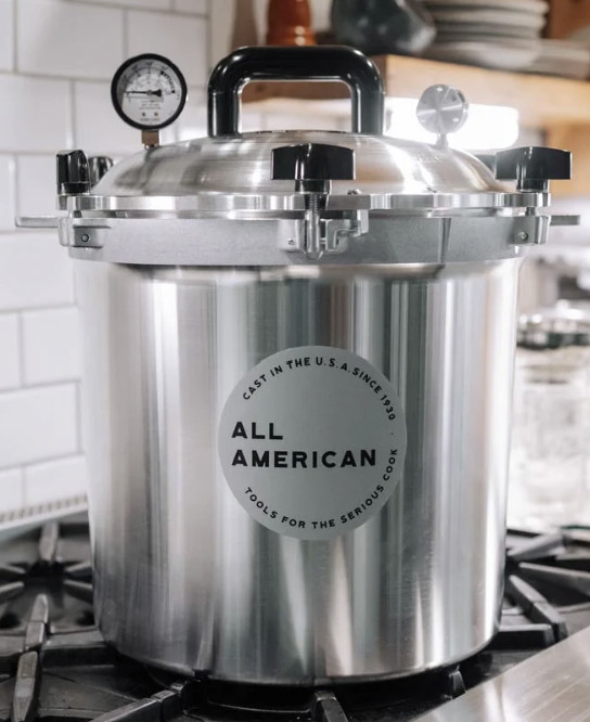 All American 925 25 qt. Canner Pressure Cooker - Silver