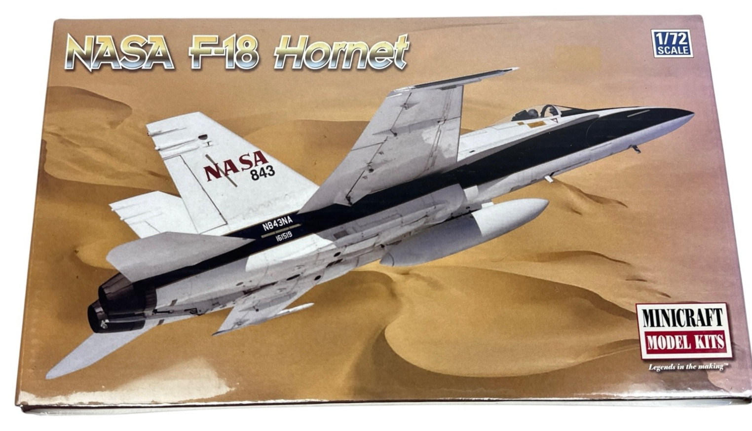 Minicraft 1/72 Nasa F-18 Hornet Plastic Model Kit, item 11656