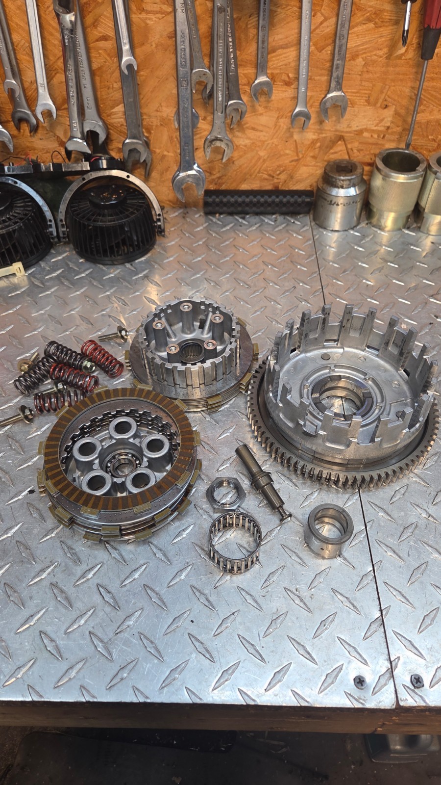 03-06 Honda CBR600RR OEM Complete Clutch Assembly Basket Hub Plates Springs